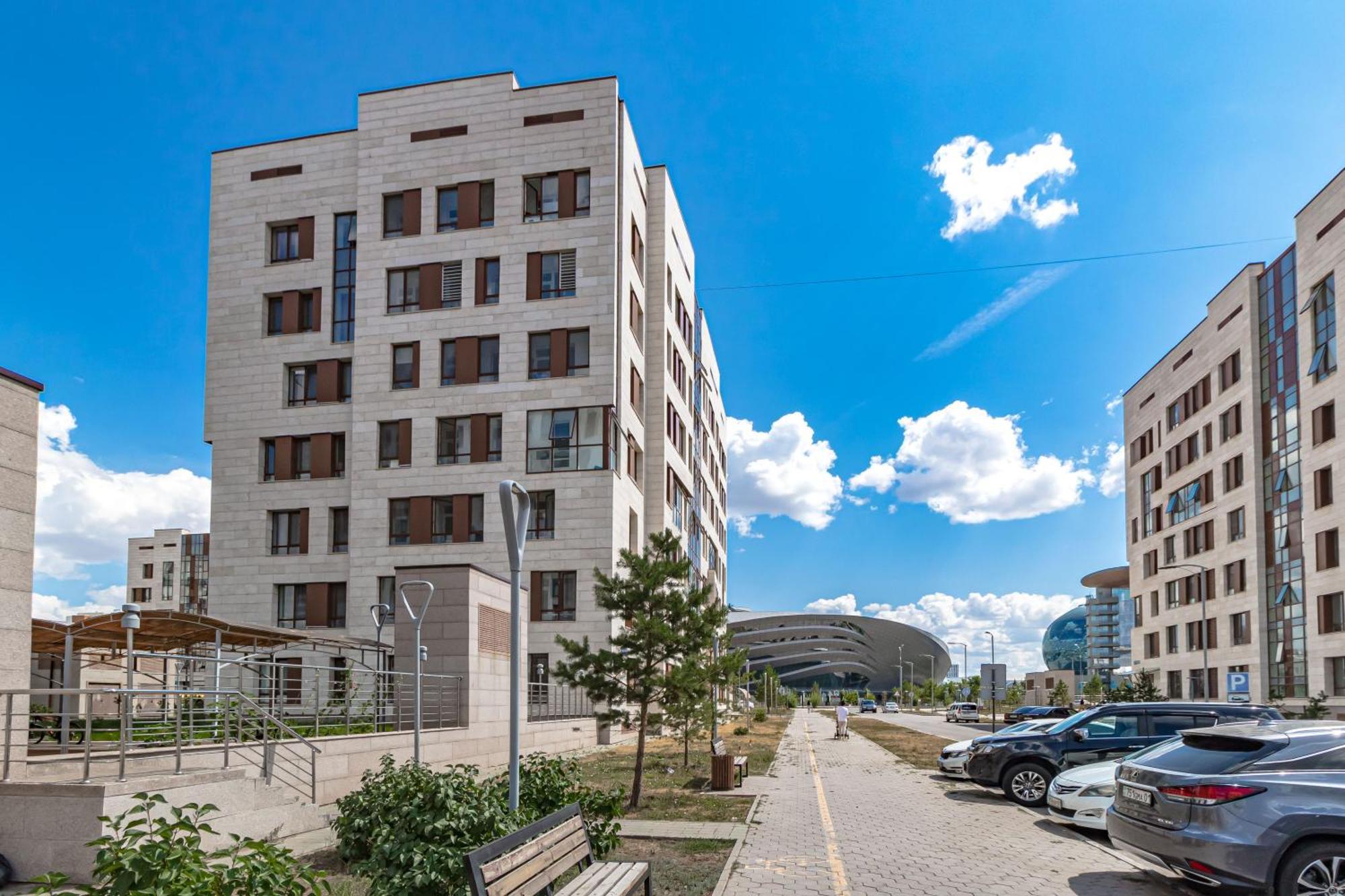 Стильные Апарты В Жк Expo Residense Астана Экстерьер фото